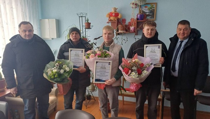 Награждение победителей областного соревнования